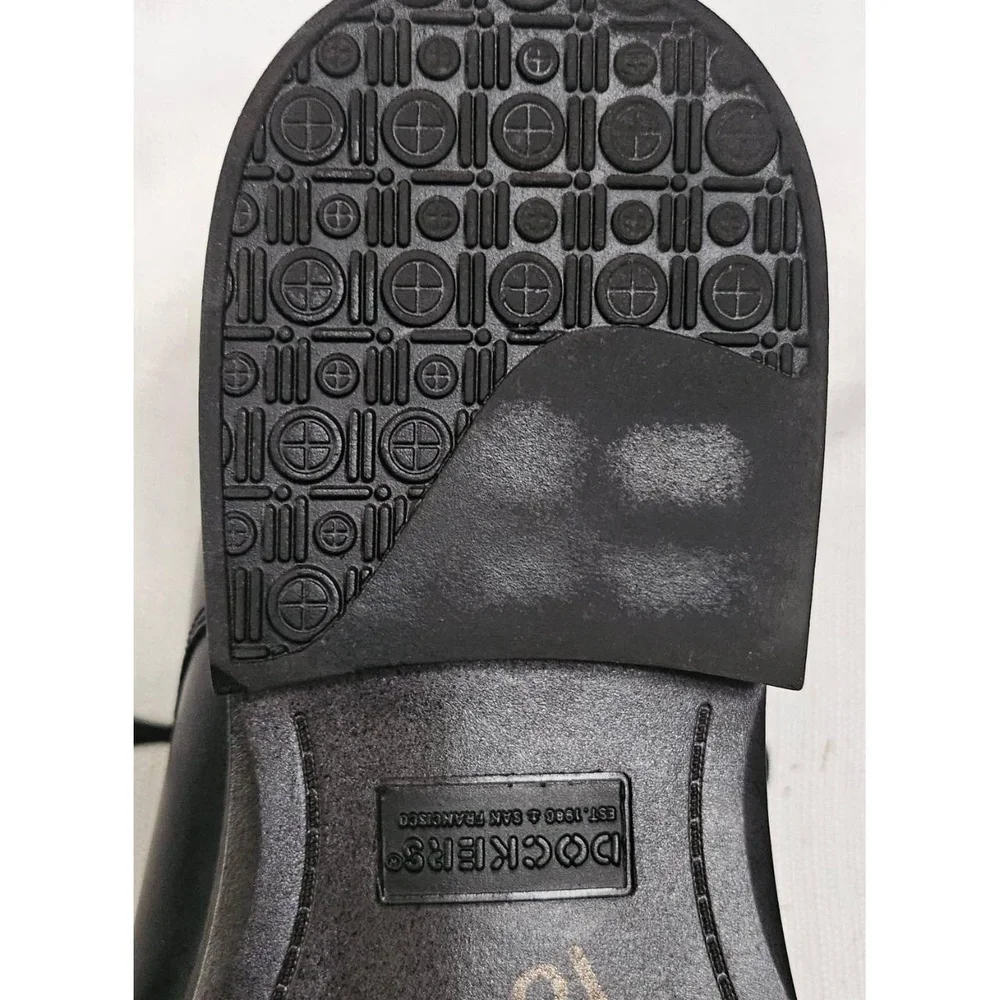 Dockers Oxford Classic Style Shoes 90-36454 Black Cap Toe‎ Leather Mens 11M